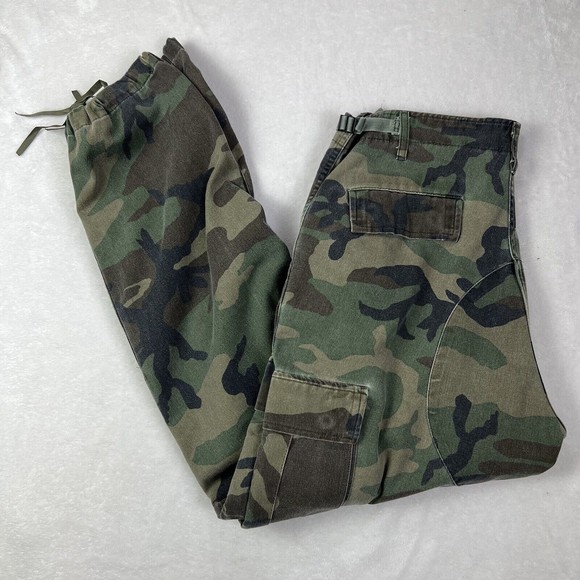 American Vintage Pants Vintage 9s Camo Cargo Military Pants 36x32